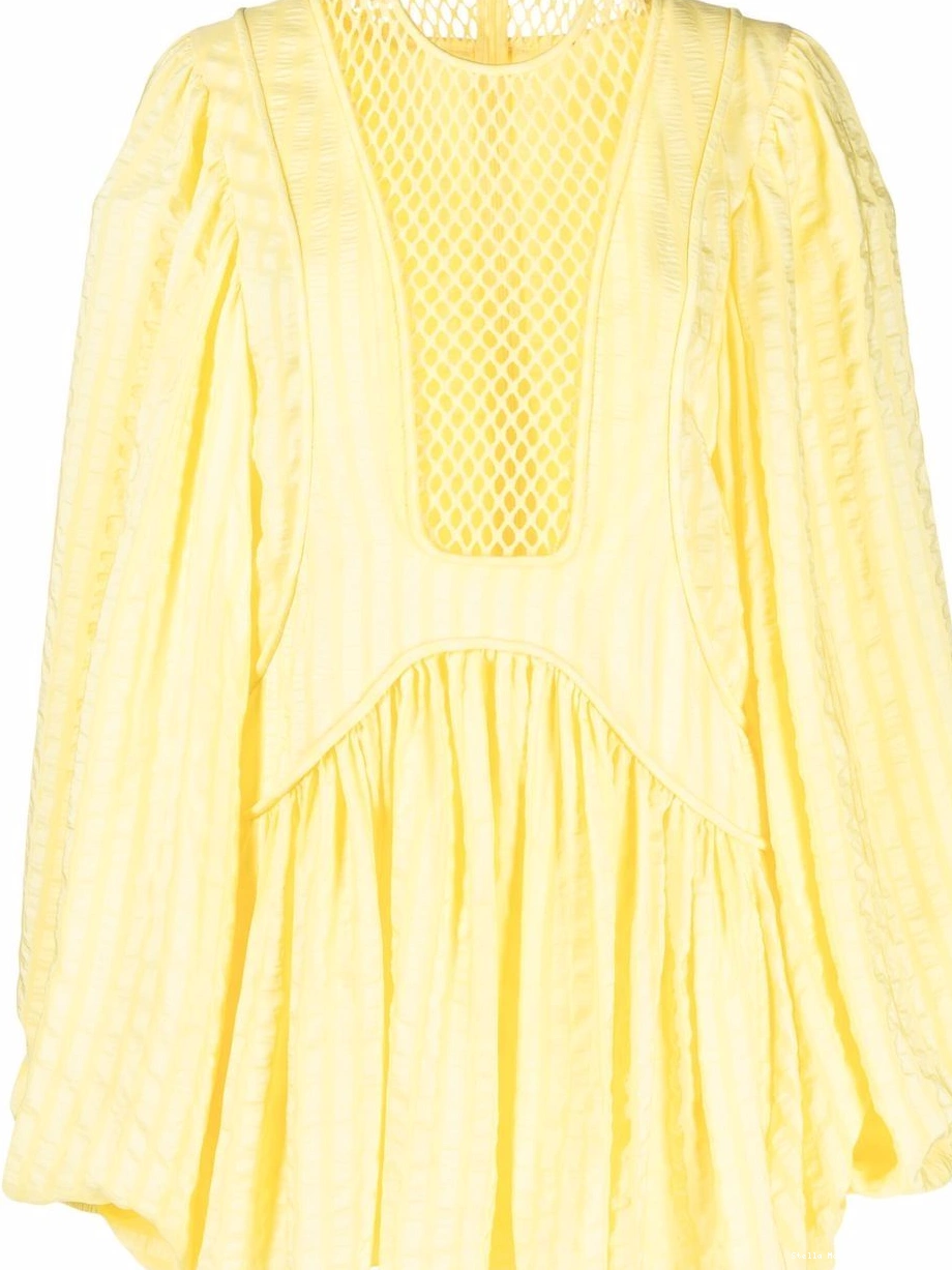 McCartney Stella mesh-panel dress Women shift 0721